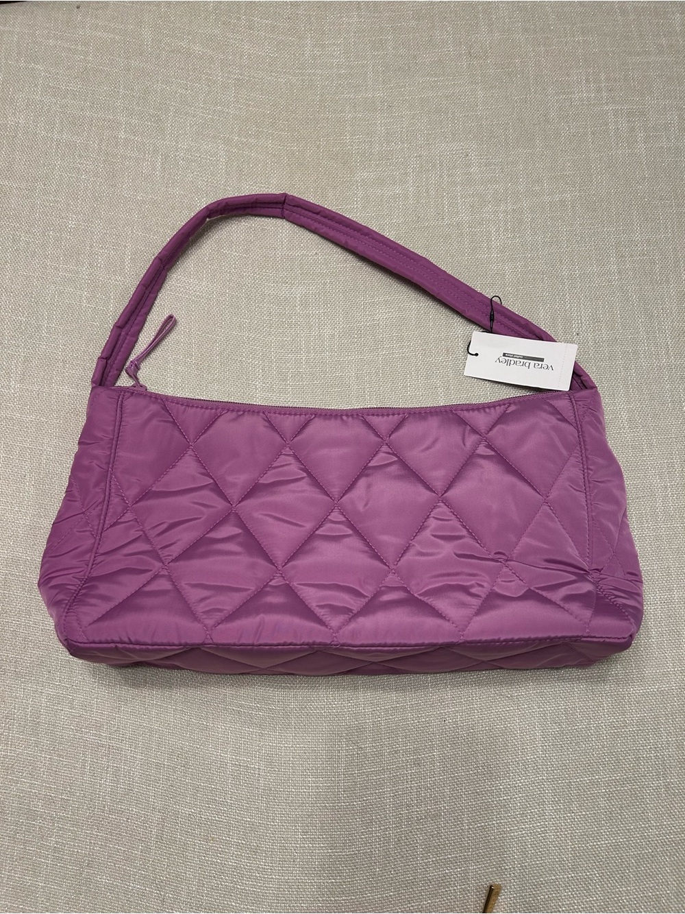 Vera Bradley Quilted Shoulder Bag - Magenta Purple